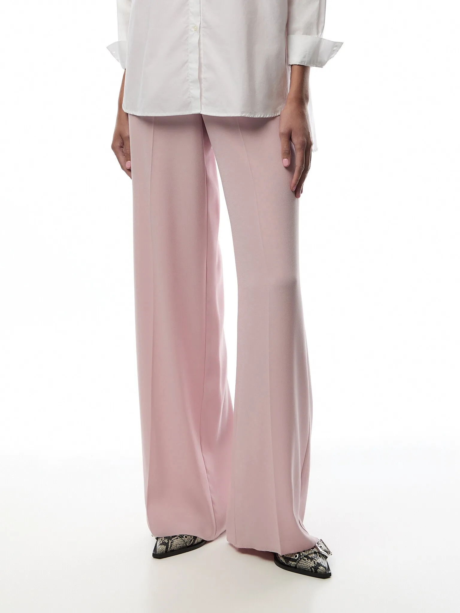 Anversa Wide Leg Trouser Light Pink