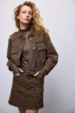 Army Stretch Jacket in Olive