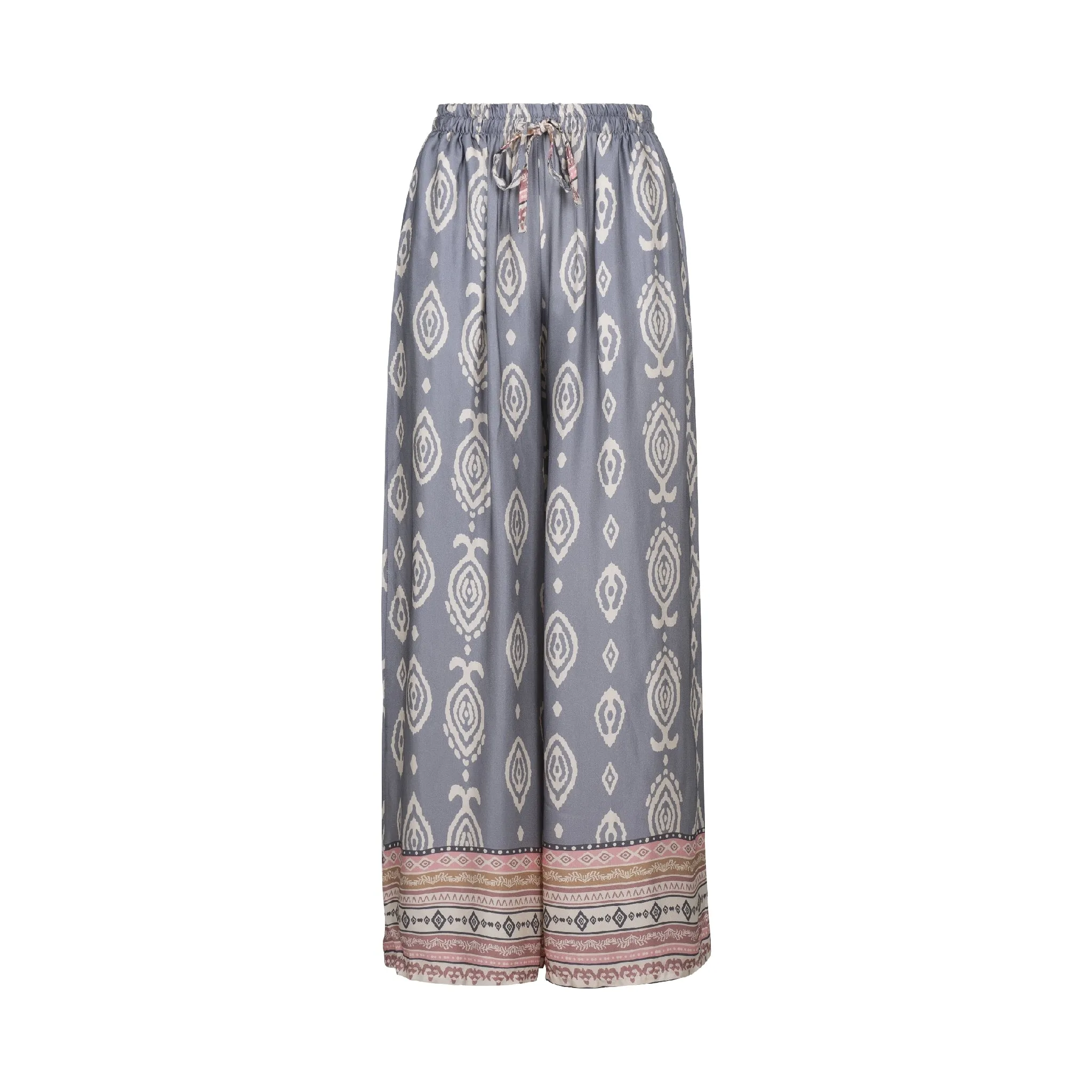 Astrid  Women's Casual Woven Pants  Gray Print