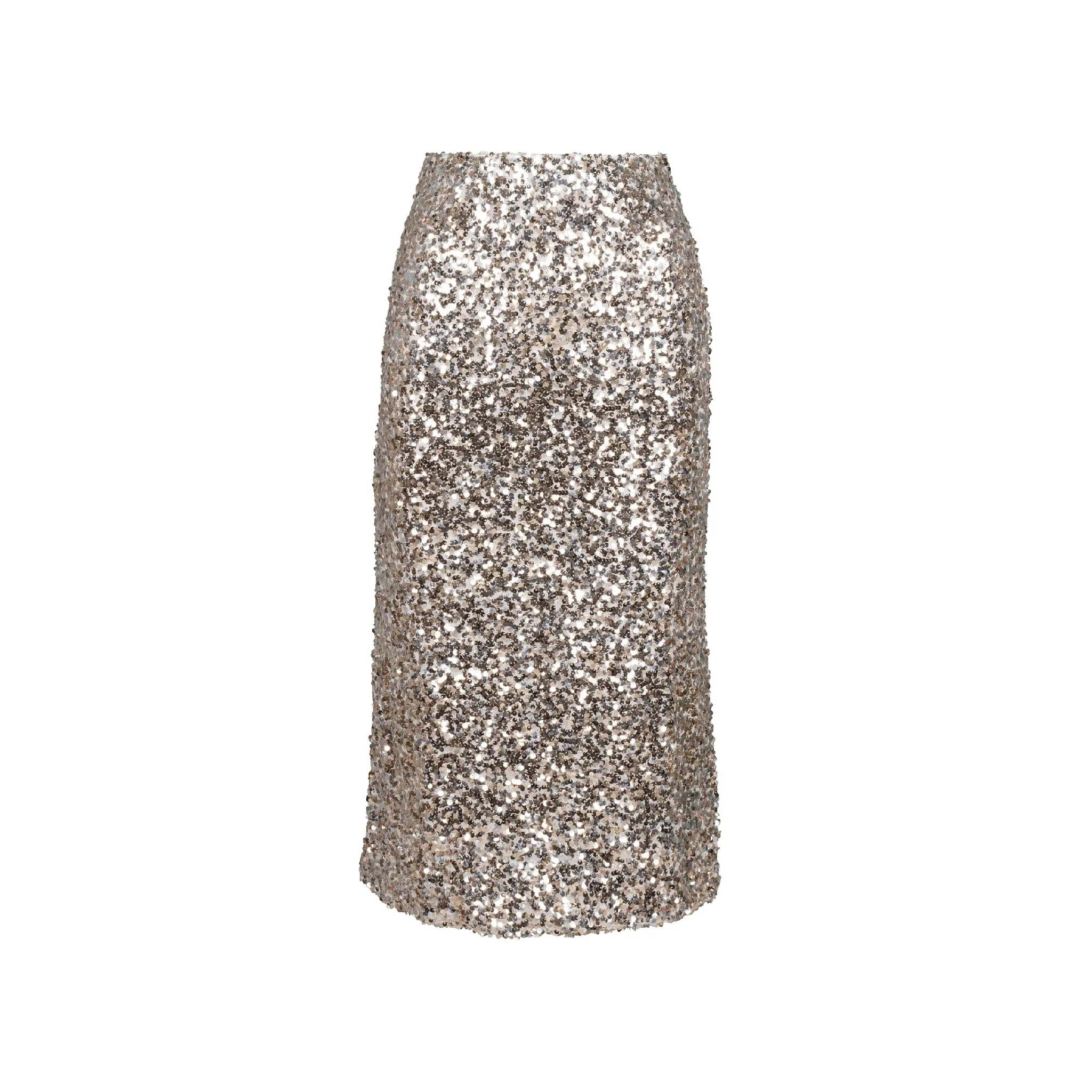 Astrid  Women's Elegant Woven Skirt  Gold