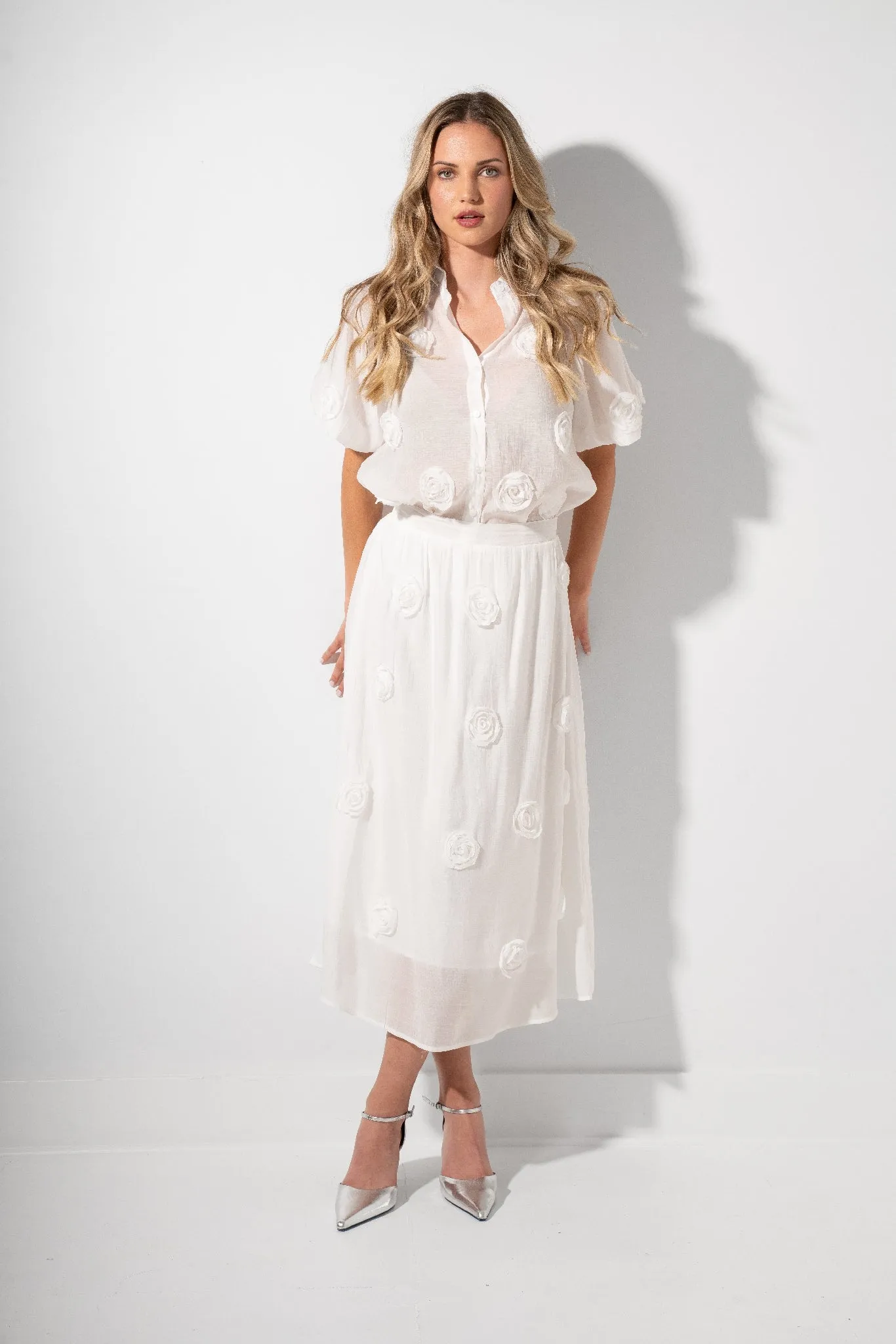 Astrid | Women's Woven Button-Up Shirt