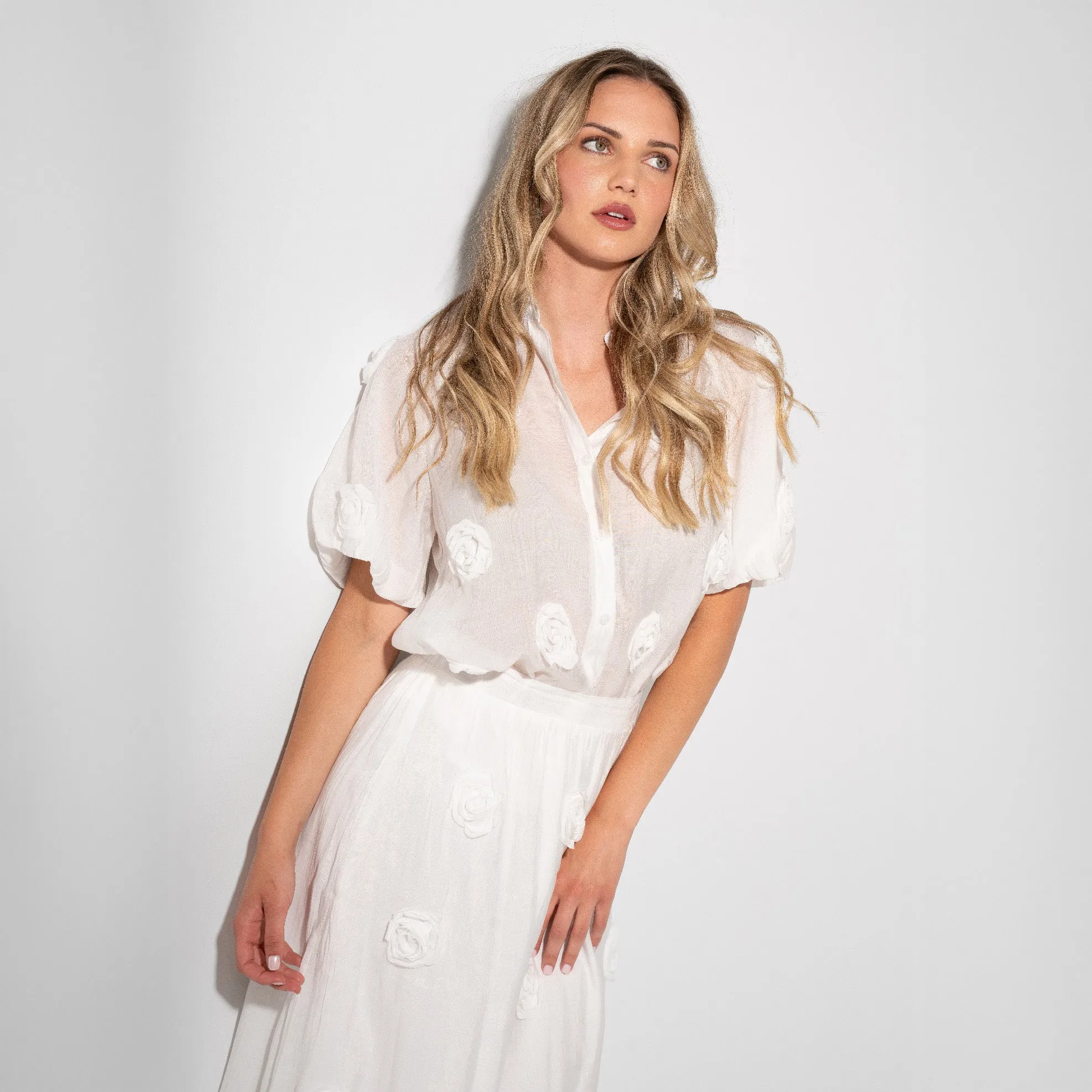 Astrid | Women's Woven Button-Up Shirt
