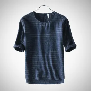 August Linen Cotton Tee