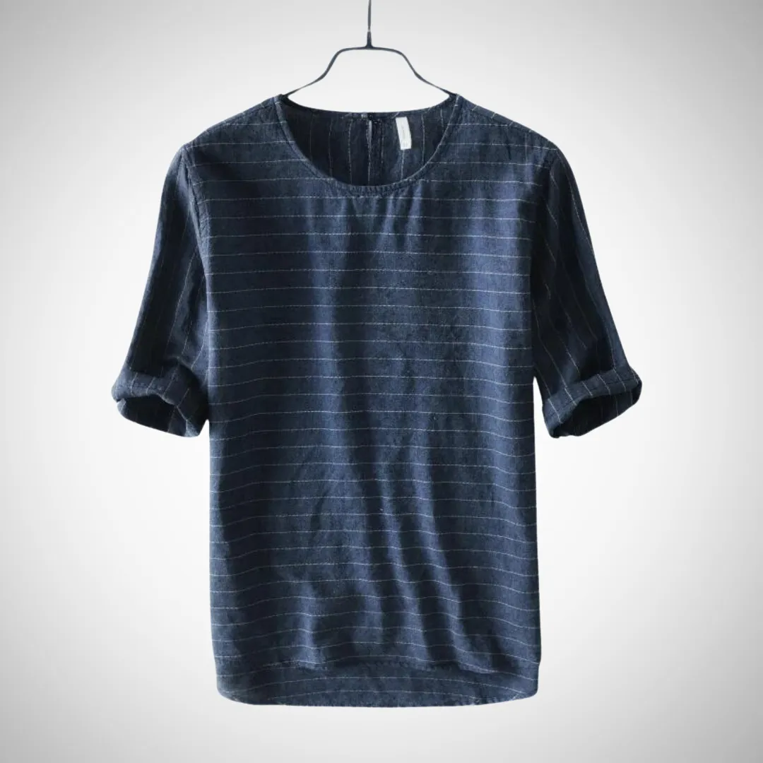 August Linen Cotton Tee