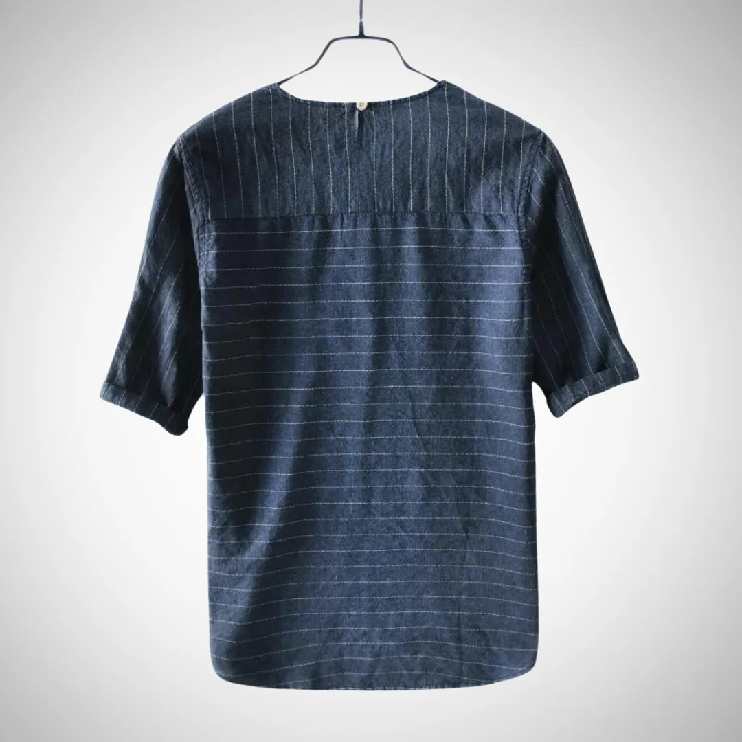 August Linen Cotton Tee