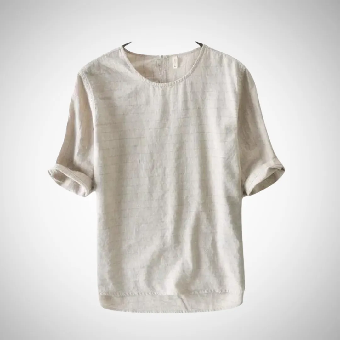 August Linen Cotton Tee