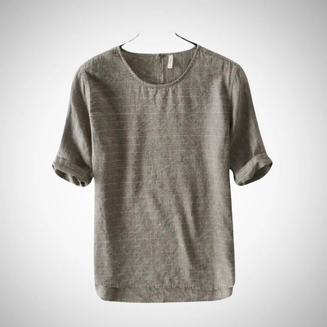 August Linen Cotton Tee