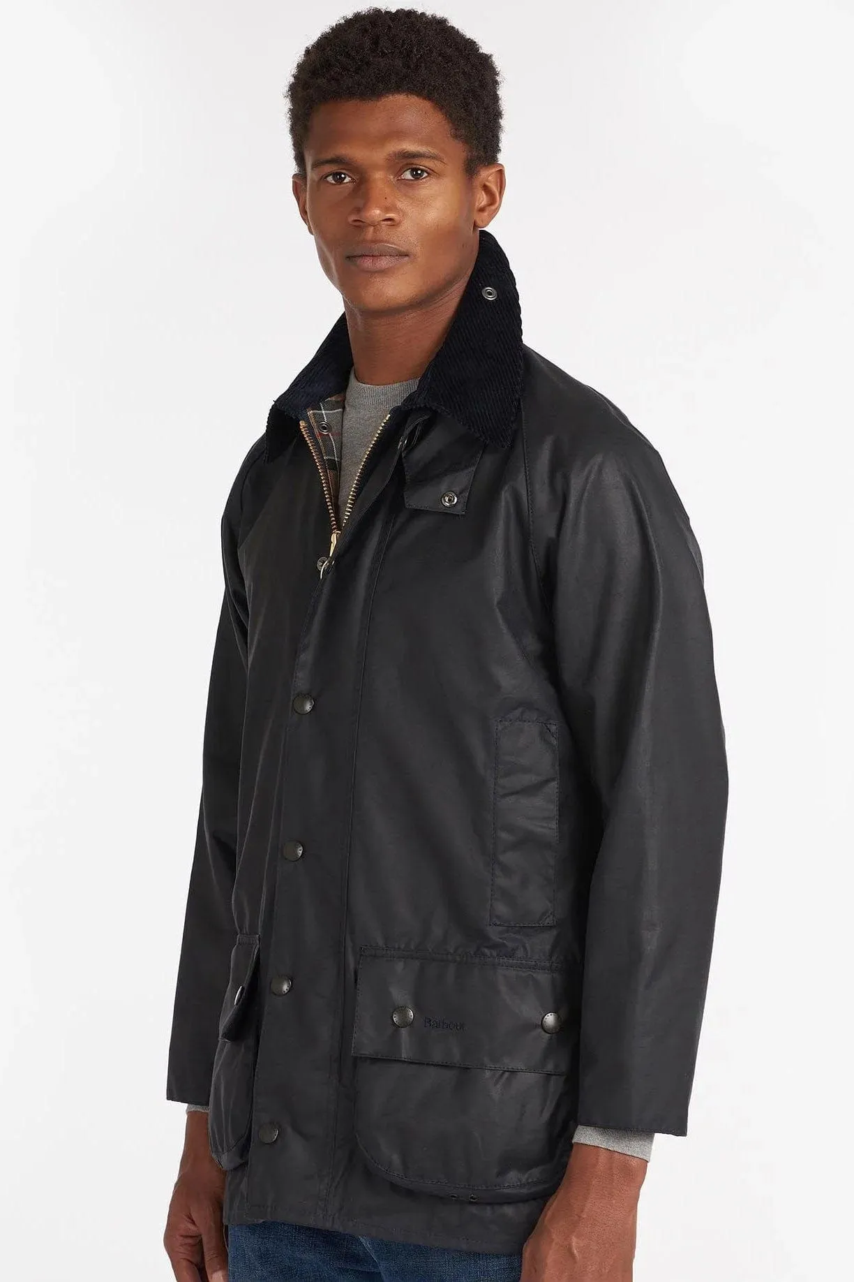 Beaufort Wax Jacket - Navy