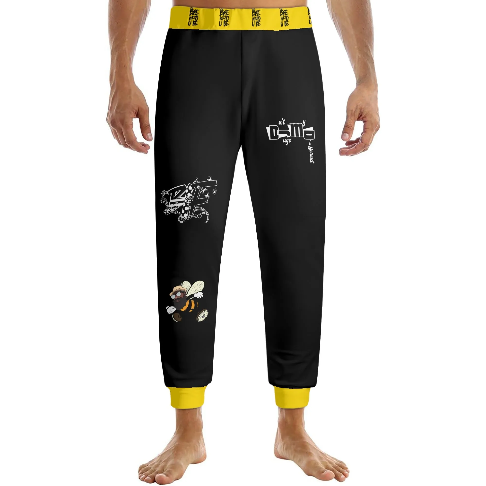 Bee Who U Be Mens 3D Sweatpants