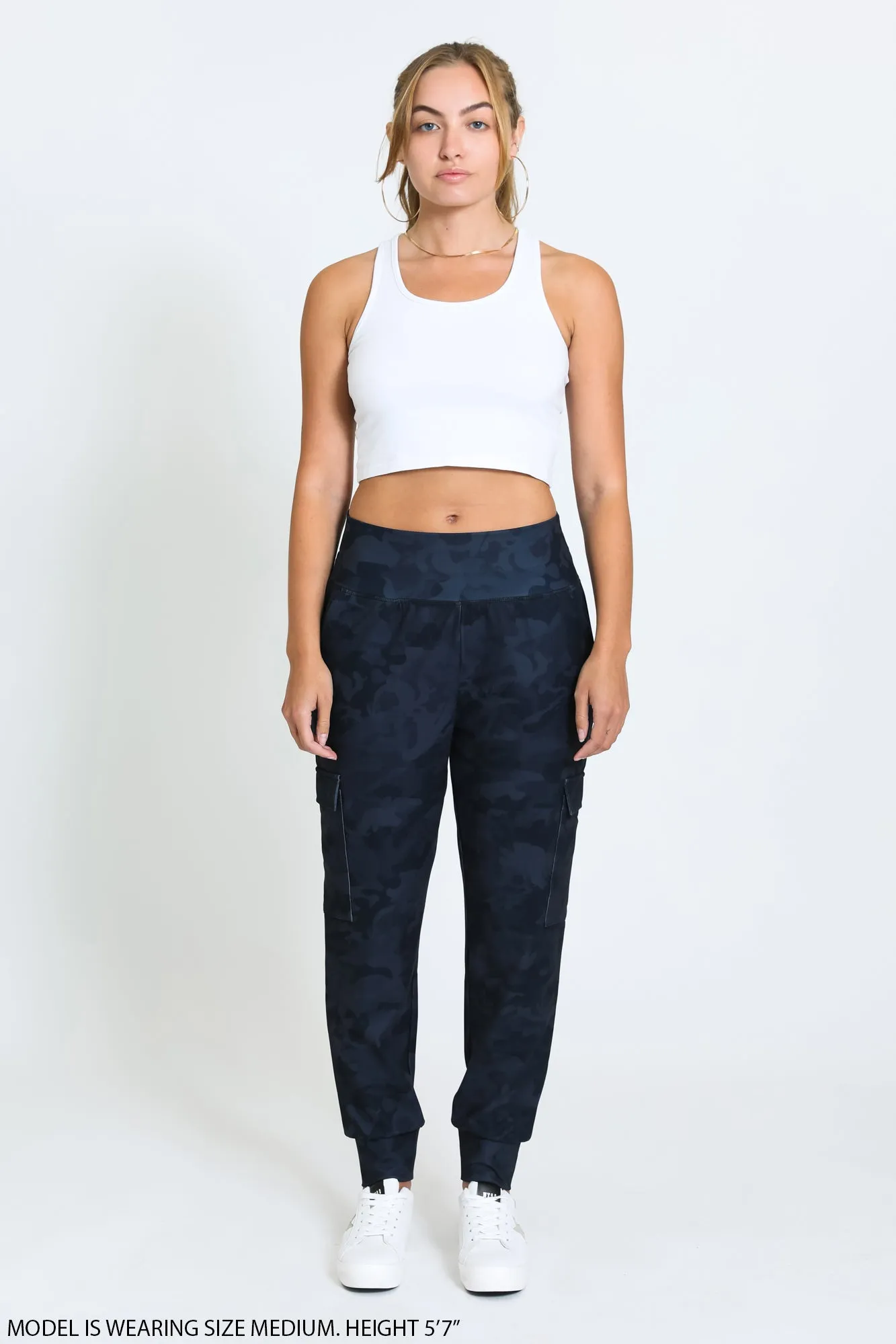CARGO KNIT JOGGER - BLACK/GREY