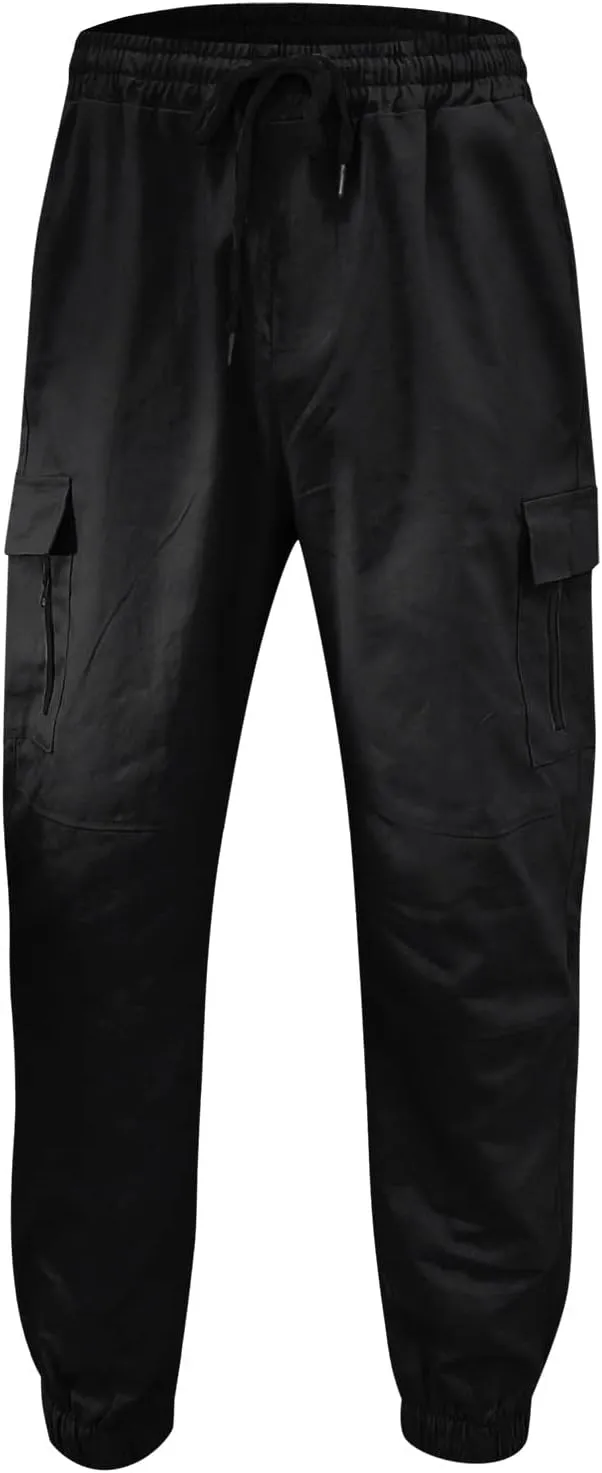 Cargo Pants for Men Relaxed Fit Baggy Big and Tall Jogger Sweatpant Cargo Joggers for Men Stretch Relaxed Fit Elastic