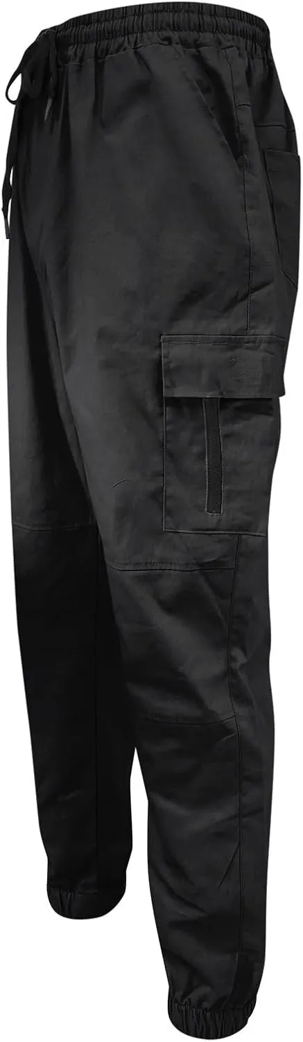 Cargo Pants for Men Relaxed Fit Baggy Big and Tall Jogger Sweatpant Cargo Joggers for Men Stretch Relaxed Fit Elastic