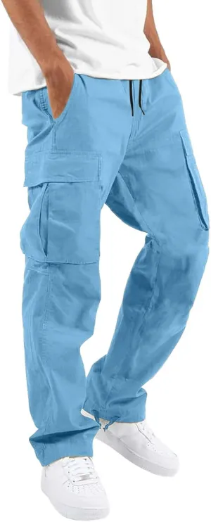Cargo Pants for Men Relaxed Fit Baggy Cargo Pants Men Jogger Pants for Men City Sweatpants Mens Baseball Khaki Pants