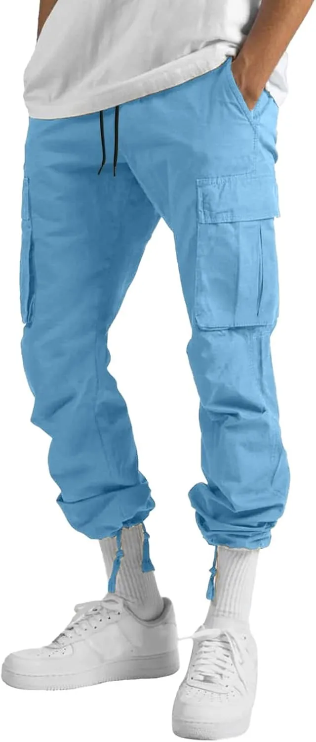 Cargo Pants for Men Relaxed Fit Baggy Cargo Pants Men Jogger Pants for Men City Sweatpants Mens Baseball Khaki Pants