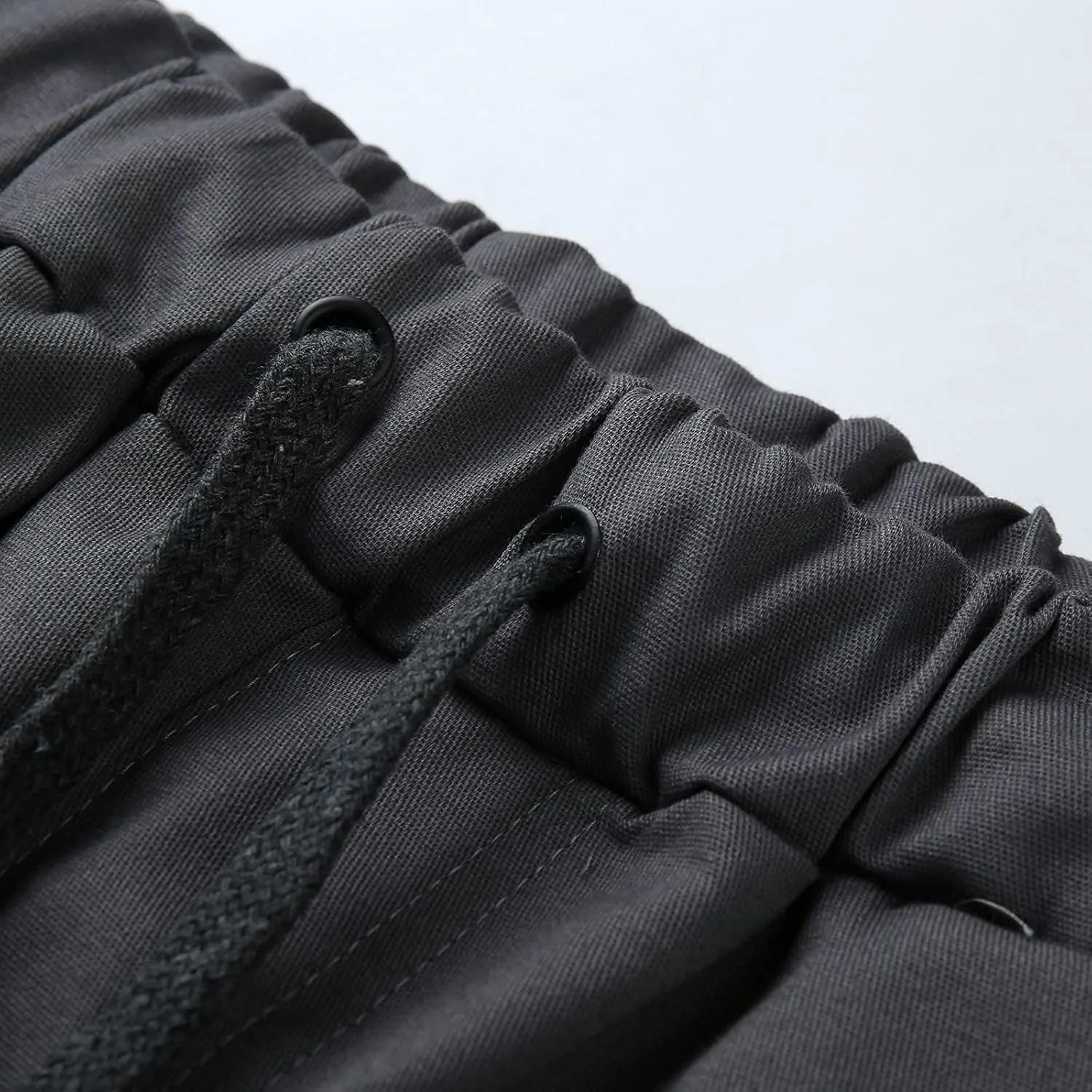 Cargo Pants for Men Relaxed Fit Cargo Pants Elastic Waist Drawstring Jogger Sweatpants Straight Multi Pockets Outdoor