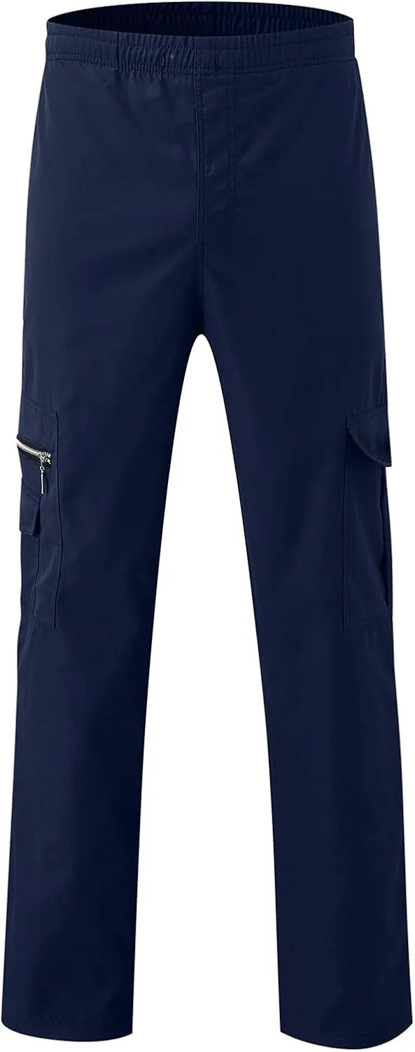 Cargo Pants for Men Relaxed Fit Loose Workout Jogger Cargo Pant Mens Sports Pants Men's Fashion Loose Handsome Pocket