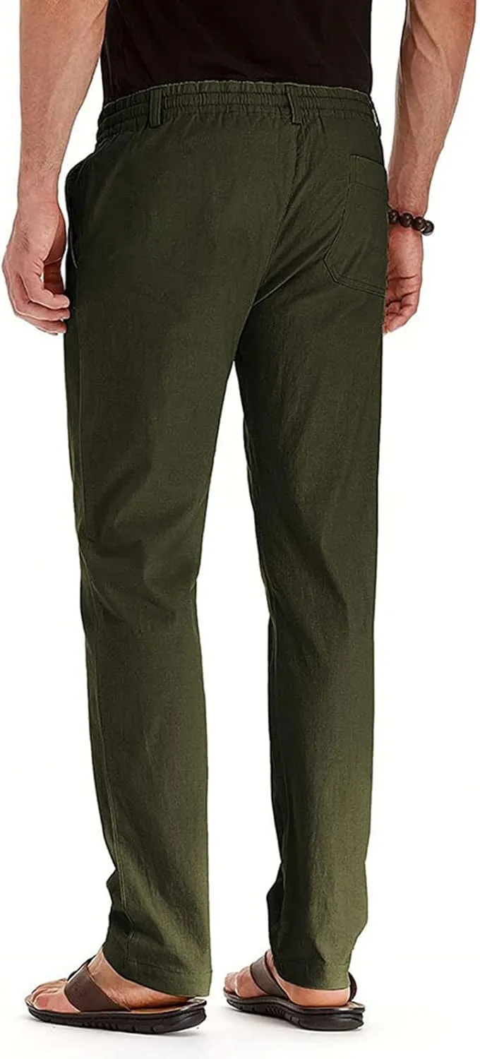 Cargo Pants for Men Relaxed Fit Pants for Men Mens Autumn and Winter High Street Fashion Leisure Loose Sports Running