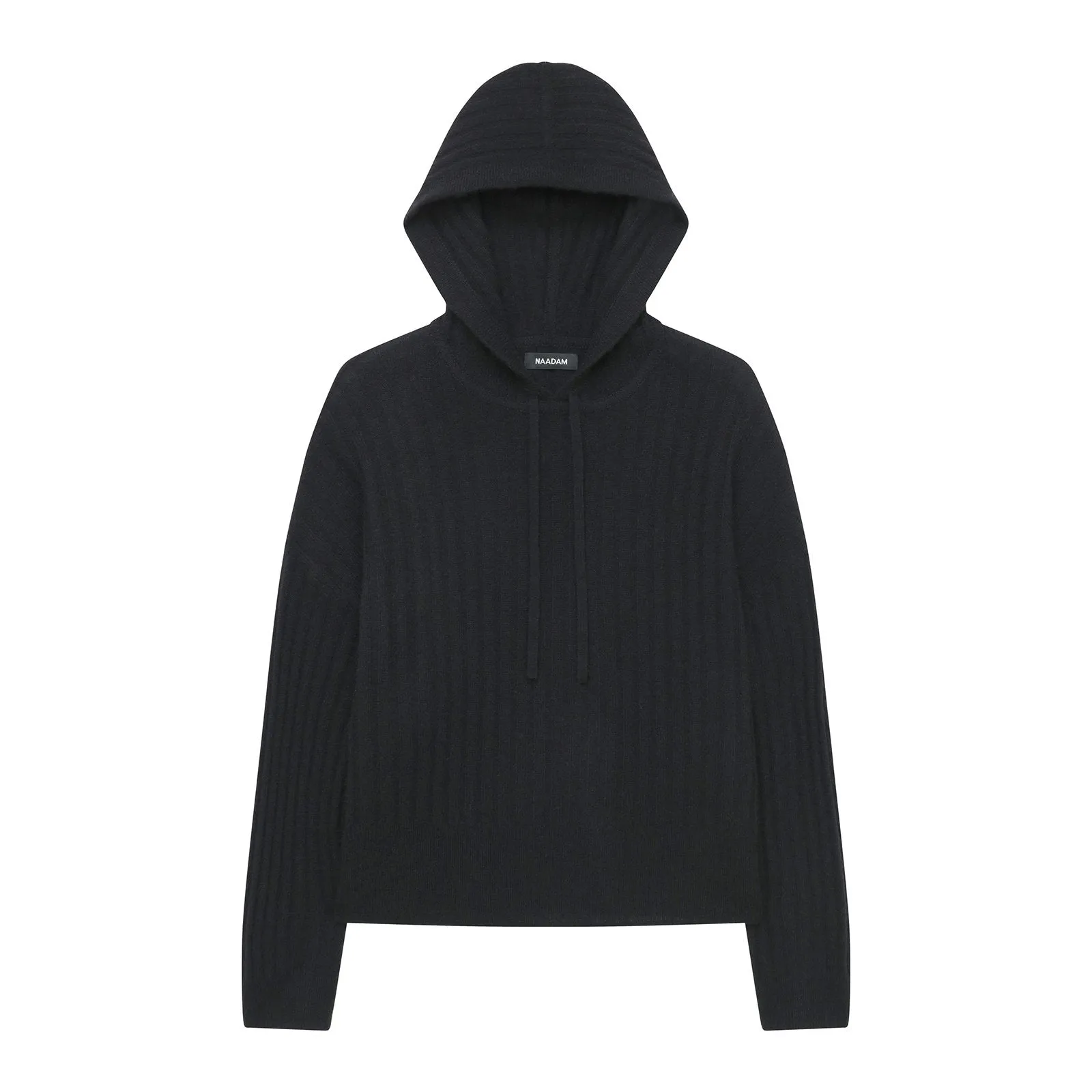 Cashmere Oversized Ribbed Hoodie