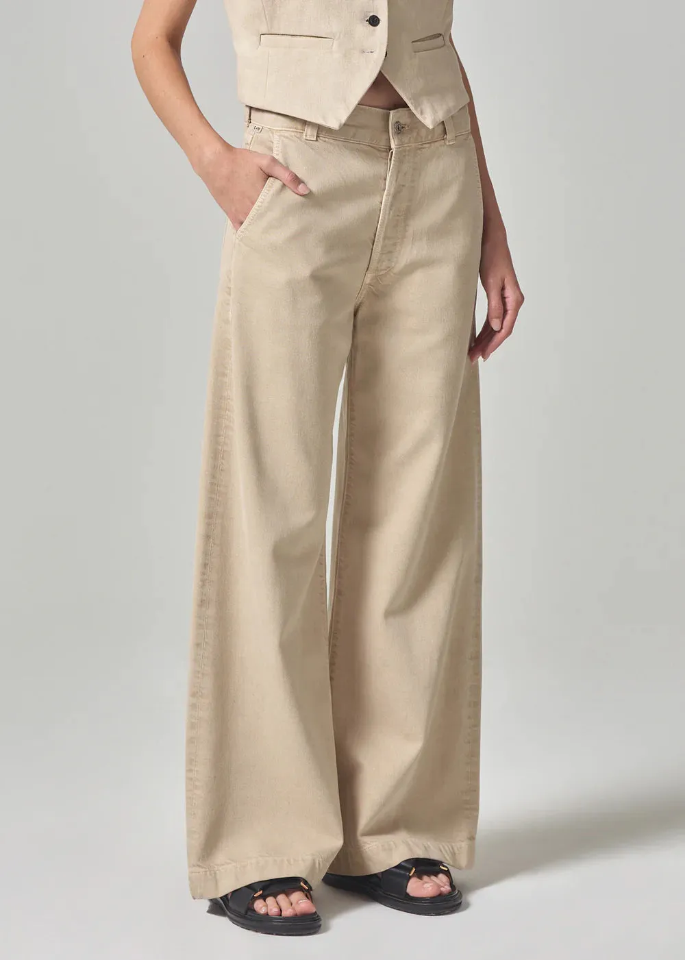 Citizens of Humanity Beverly Trouser In Taos Sand