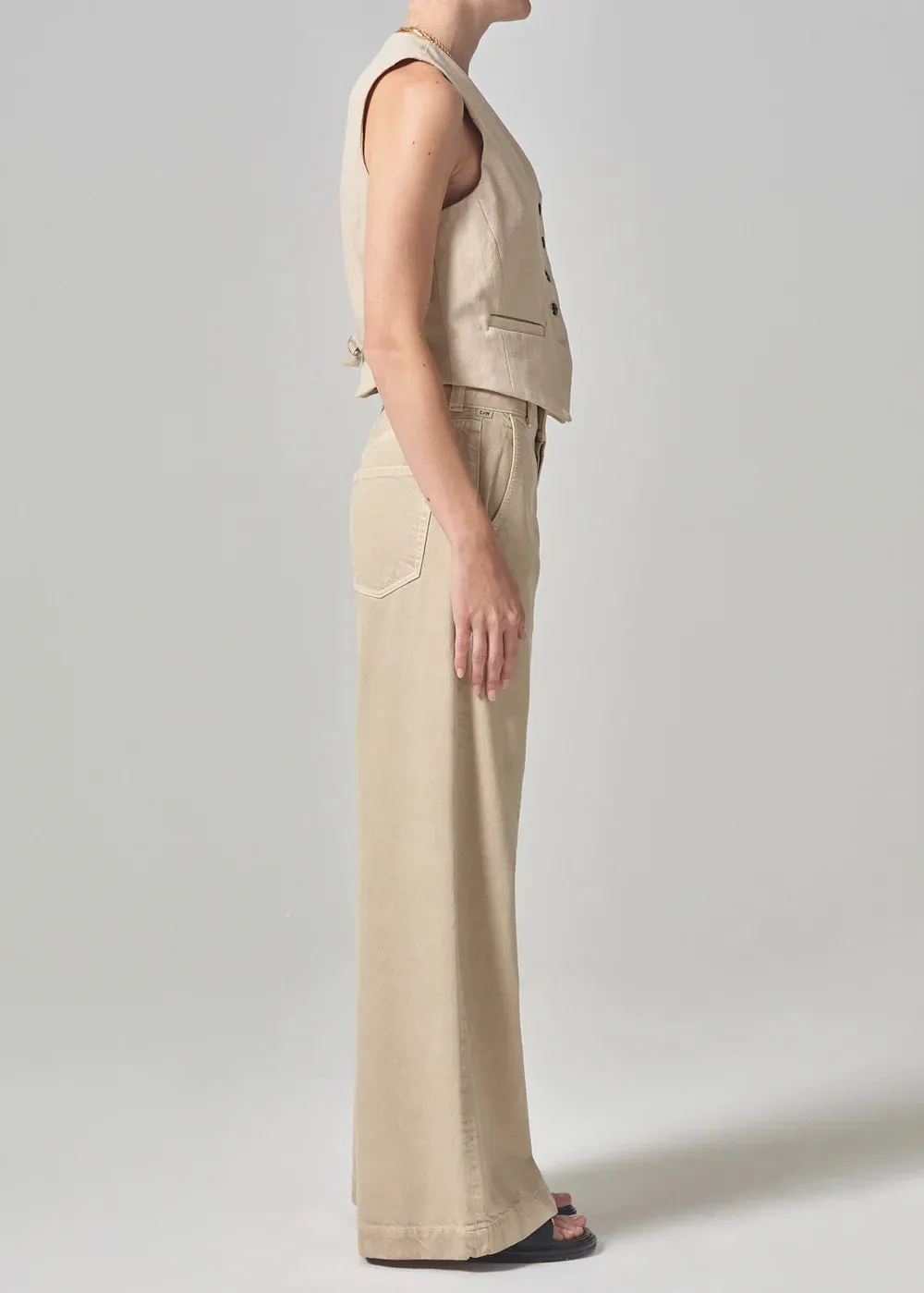 Citizens of Humanity Beverly Trouser In Taos Sand