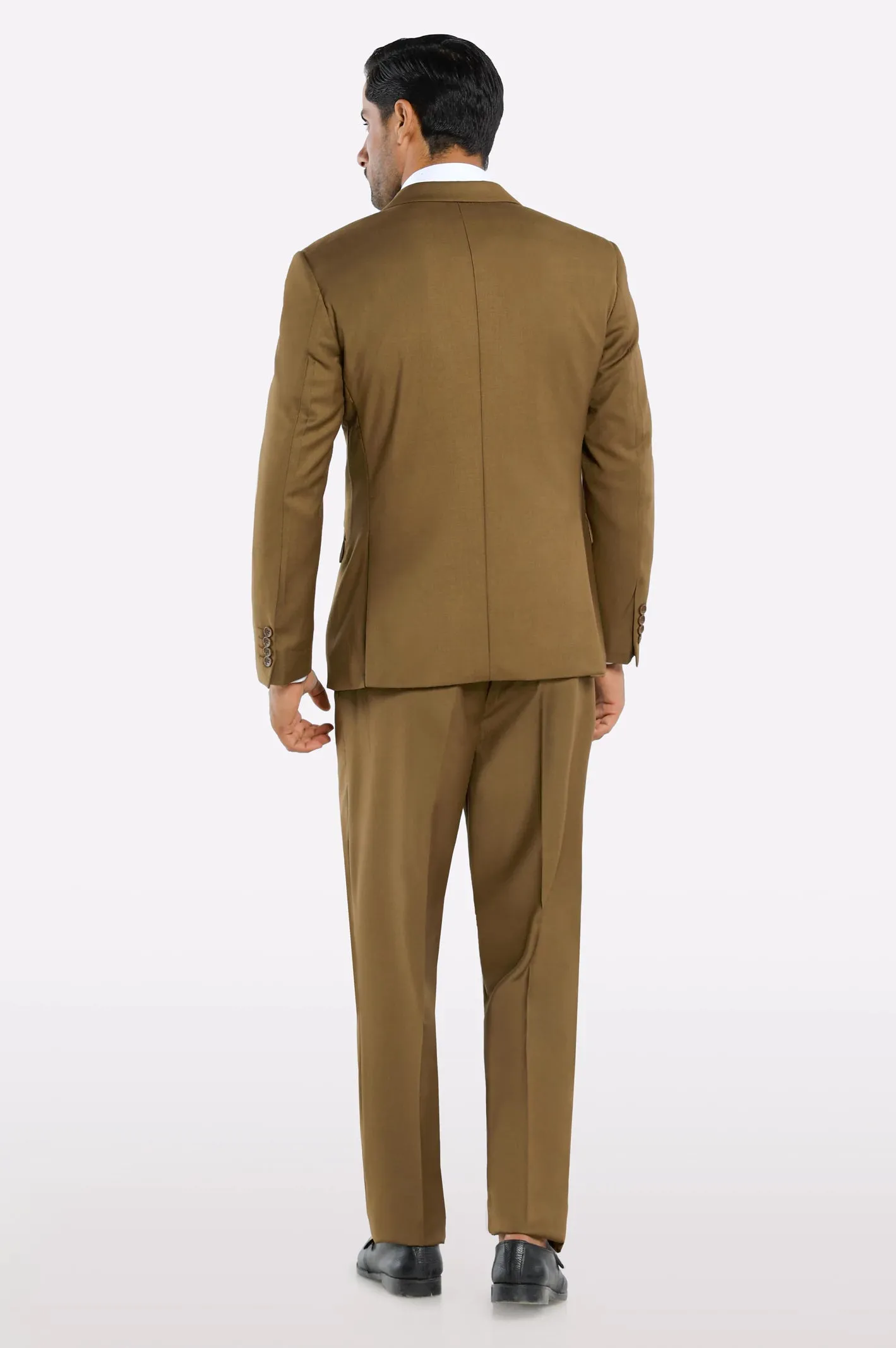 Coffee Brown Formal 2PC Suit