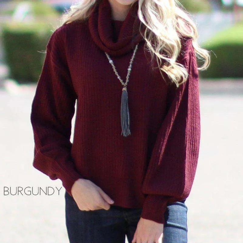 Cowl Neck Sweater