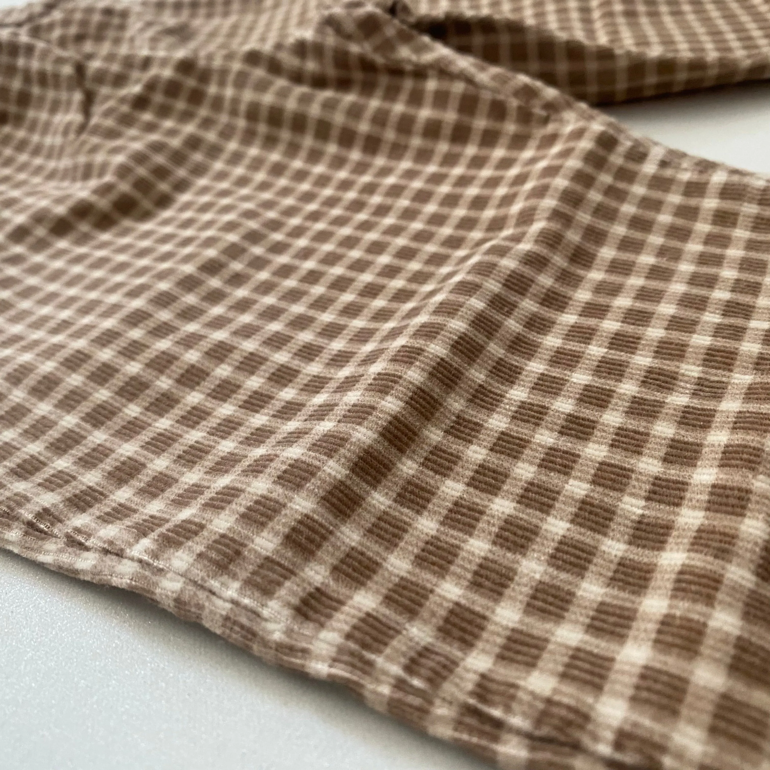 Cozy Checkered Pants – Leichter Cord für das ganze Jahr
