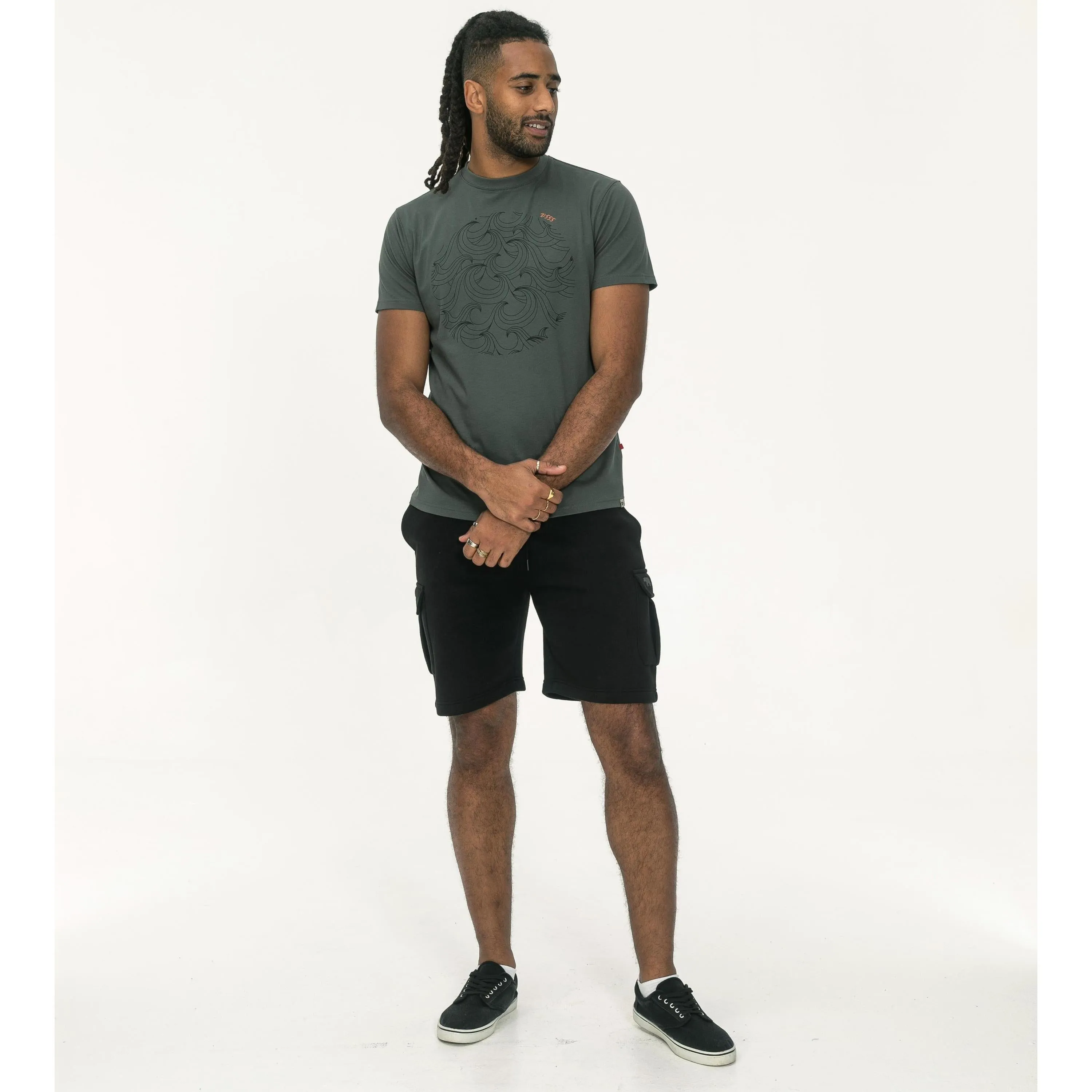 D555 Mens Poole Big & Tall Graphic Short Sleeve T-Shirt