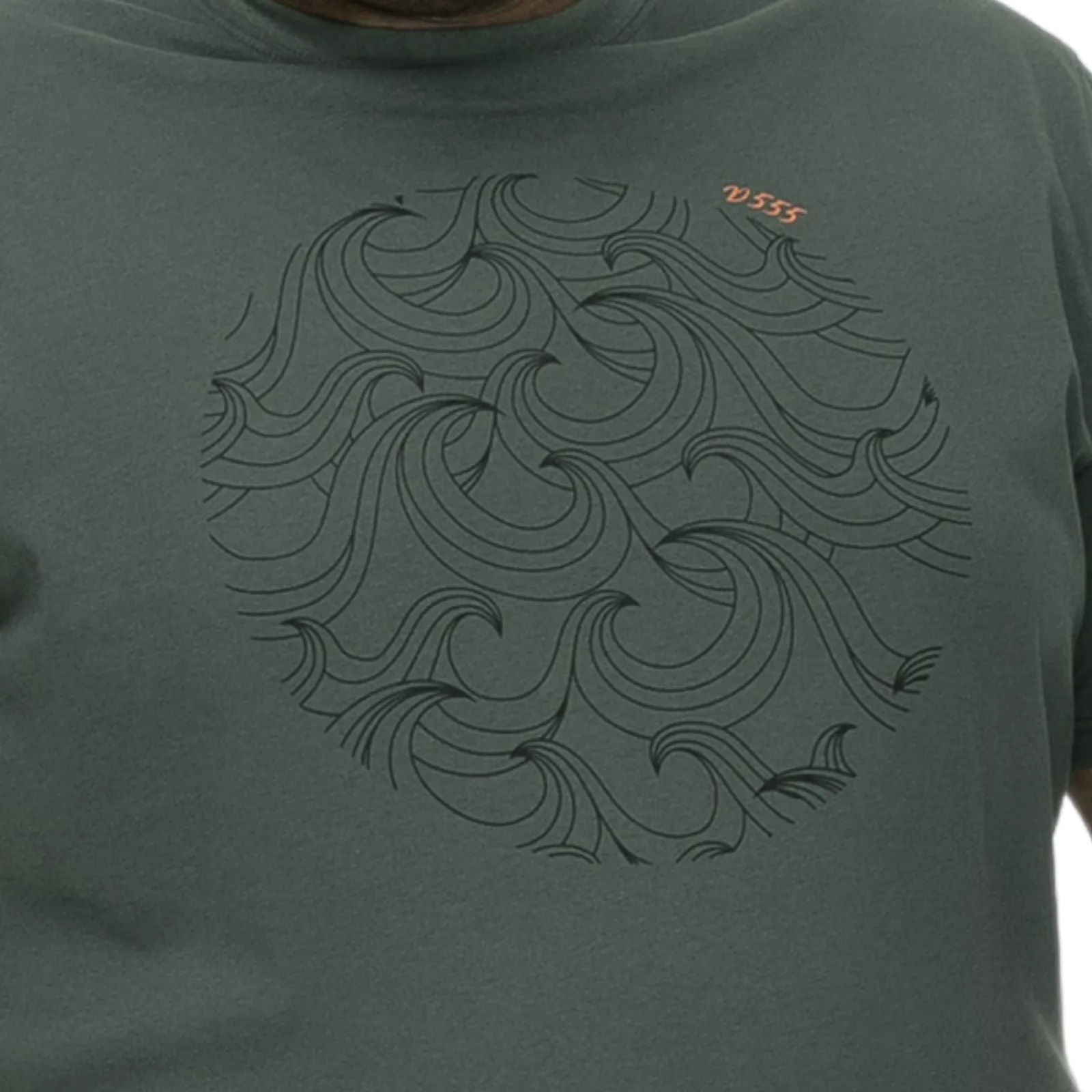 D555 Mens Poole Big & Tall Graphic Short Sleeve T-Shirt