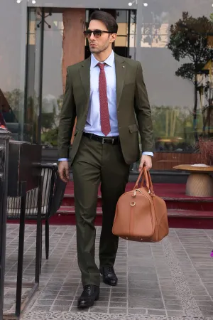 Dark Green Formal 2PC Suit