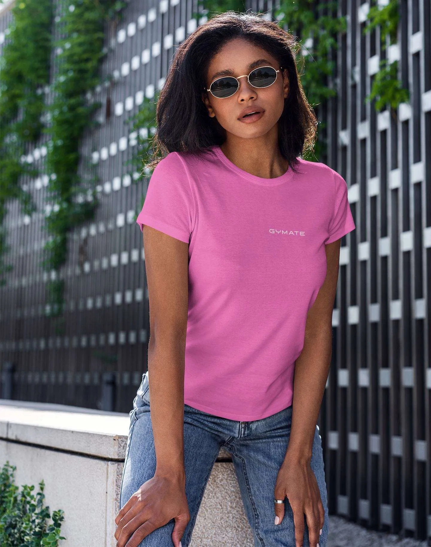 Designer T shirts for women Original Gymate [chest]