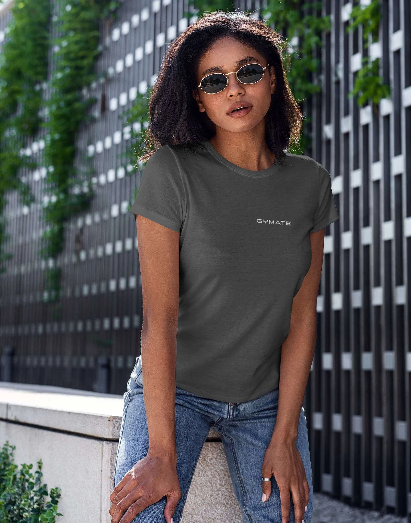 Designer T shirts for women Original Gymate [chest]