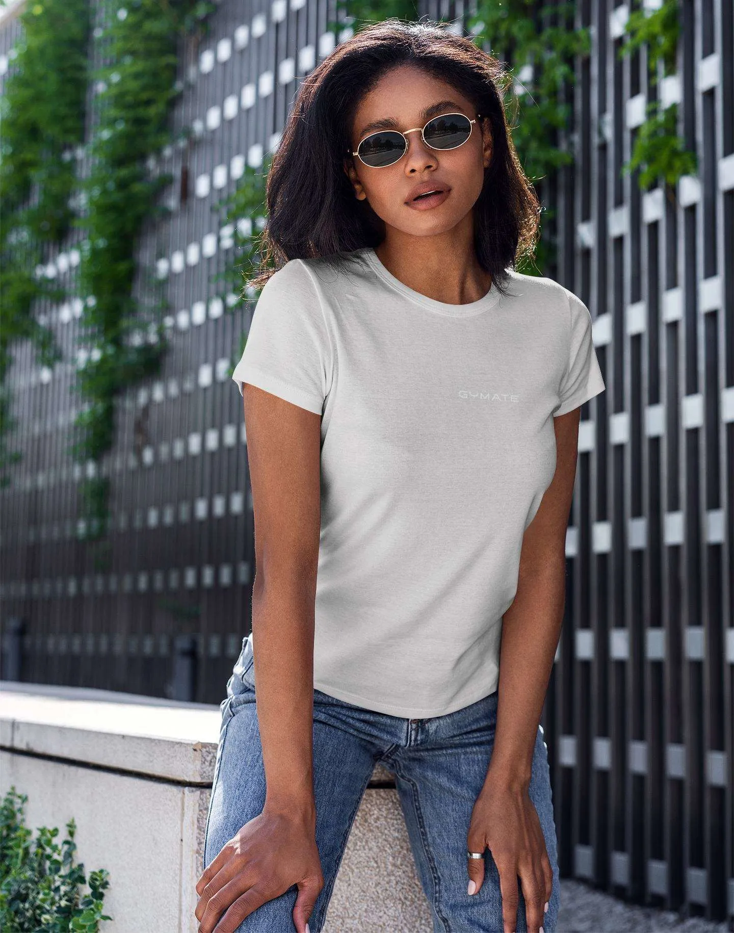 Designer T shirts for women Original Gymate [chest]