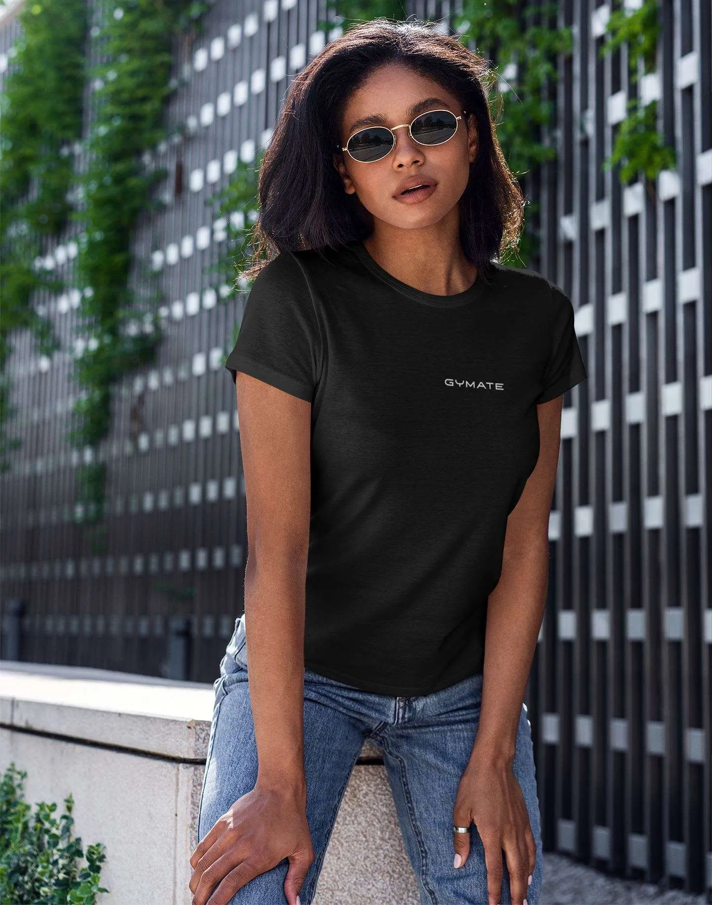 Designer T shirts for women Original Gymate [chest]