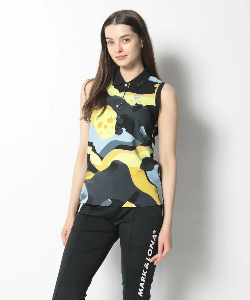 Dimention Camo Sleeveless Polo | WOMEN
