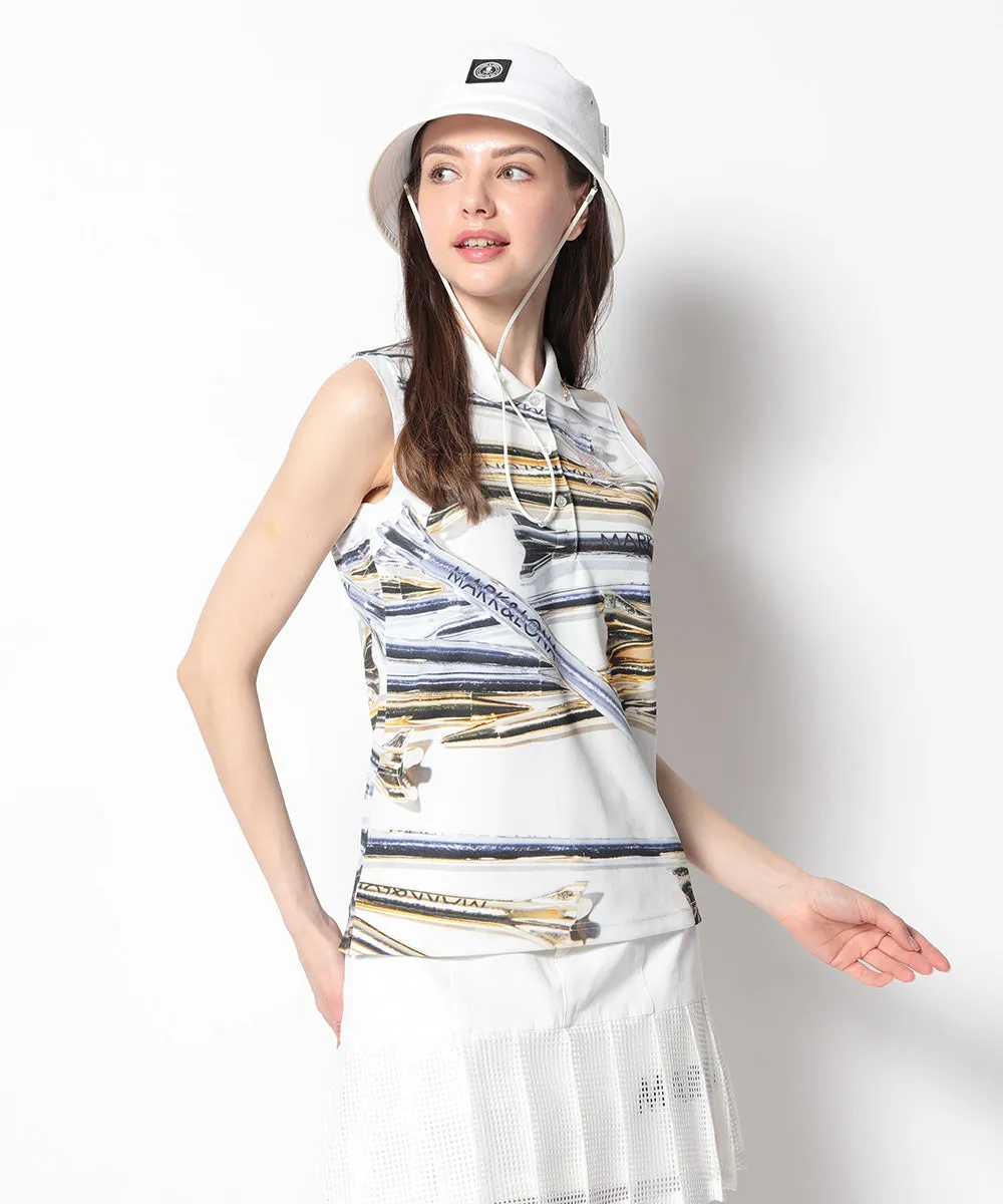 Dimention Camo Sleeveless Polo | WOMEN