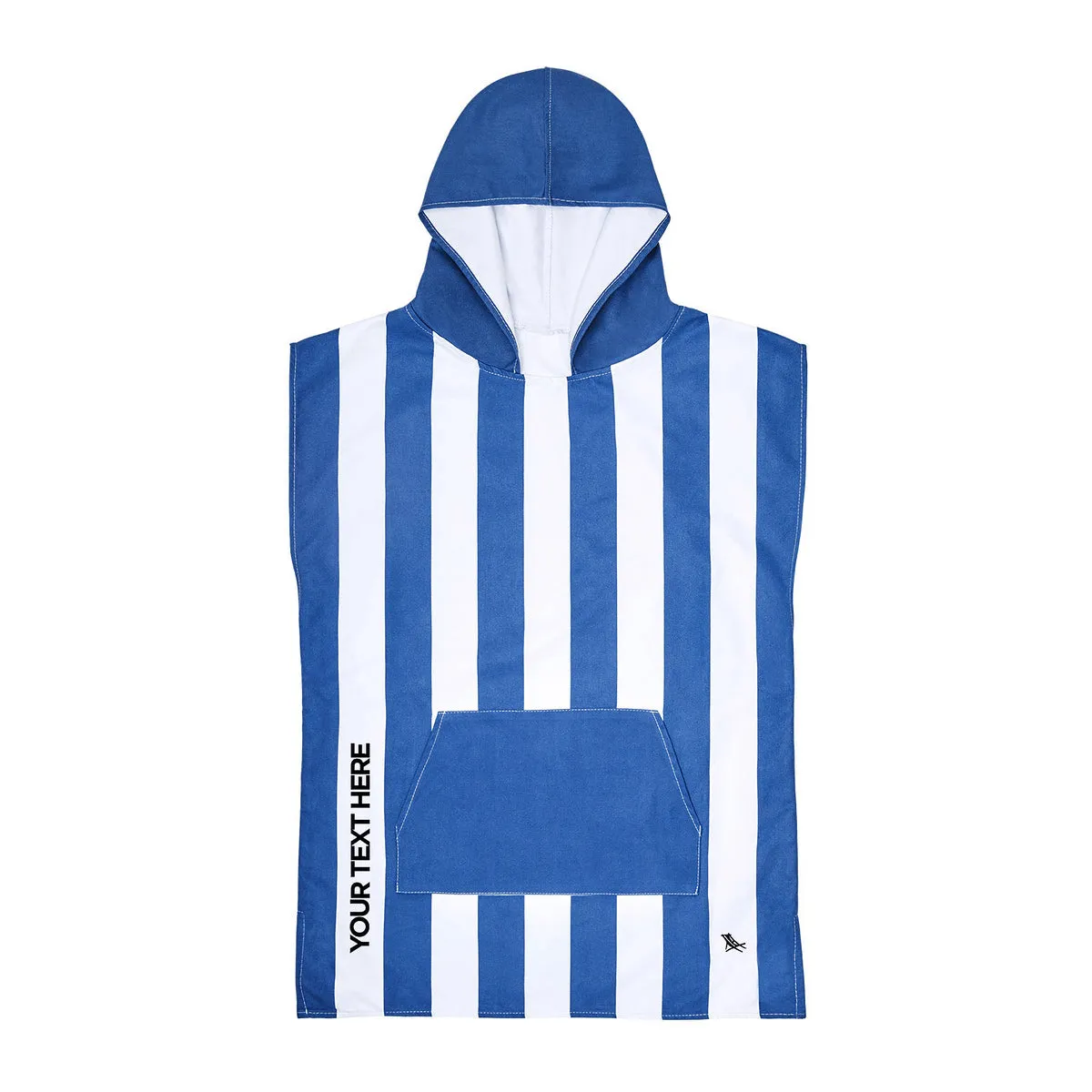 Dock & Bay Poncho Kids - Whitsunday Blue - Customised Embroidery Personalised for You