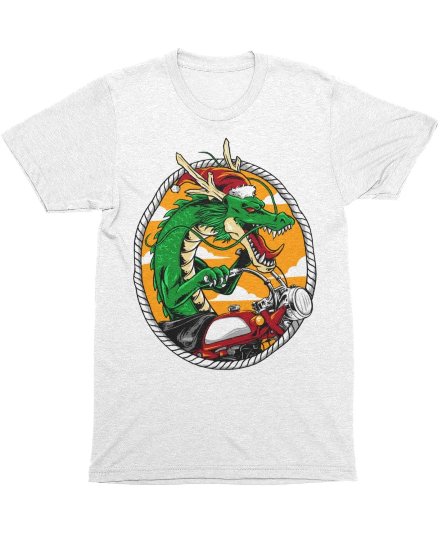 Dragon Rider Santa Unisex Christmas T-Shirt