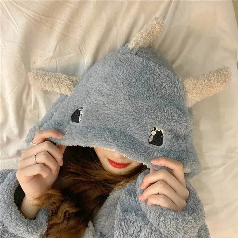 Dragon's Breath Hoodie Blanket