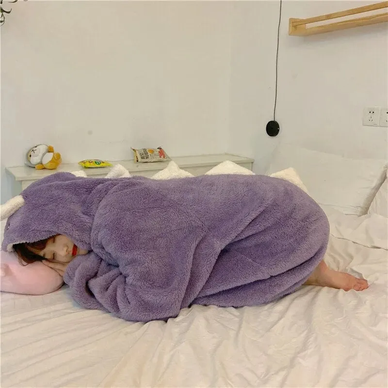 Dragon's Breath Hoodie Blanket