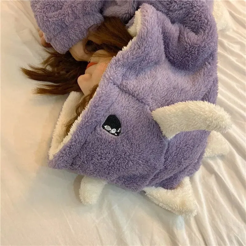 Dragon's Breath Hoodie Blanket