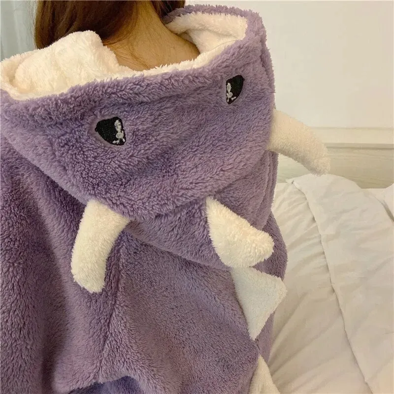 Dragon's Breath Hoodie Blanket