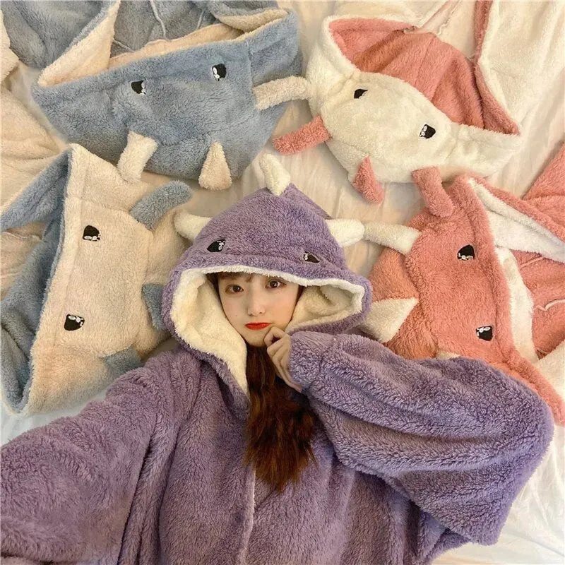 Dragon's Breath Hoodie Blanket