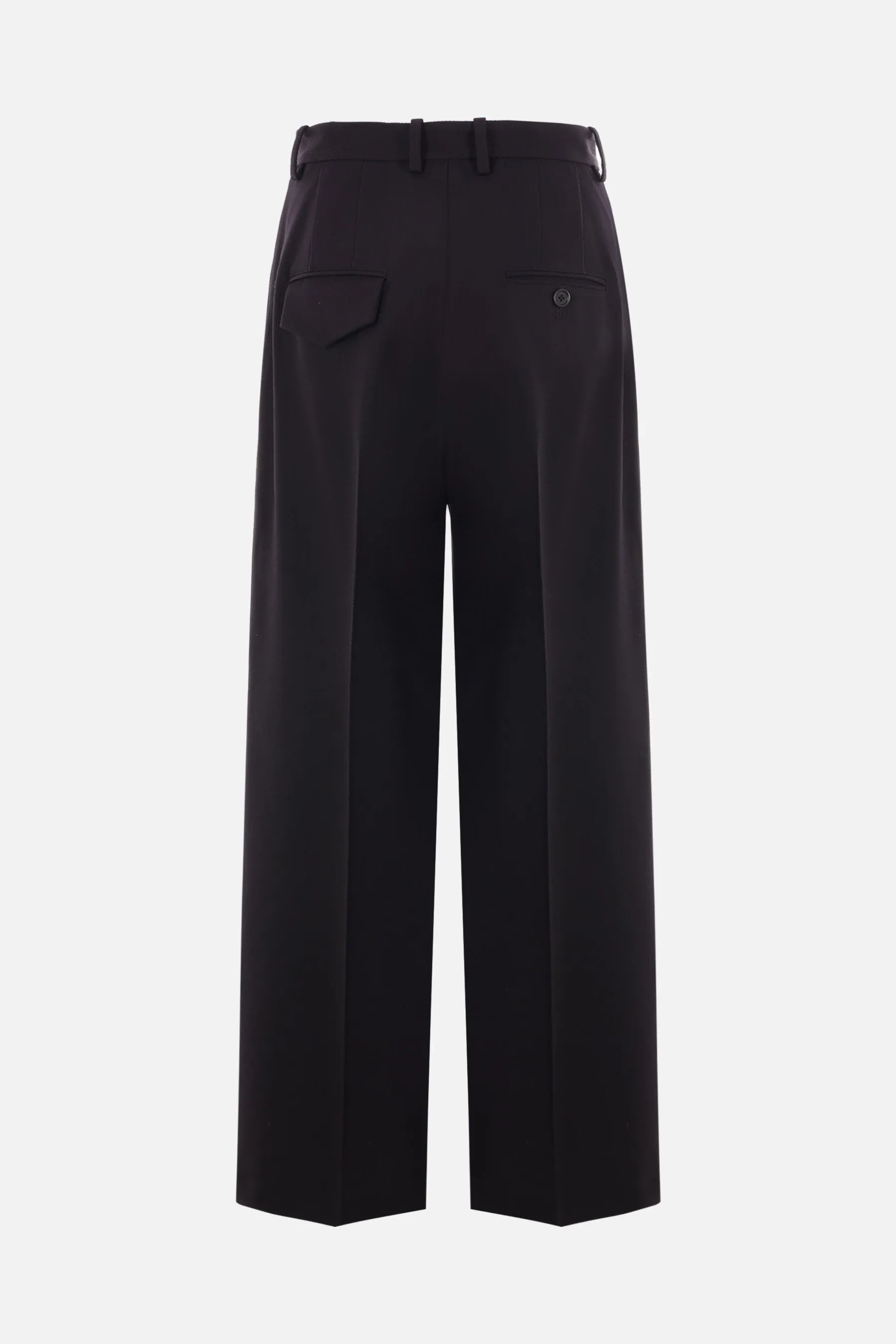 drill wide-leg oversized pants