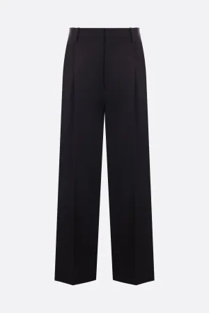 drill wide-leg oversized pants