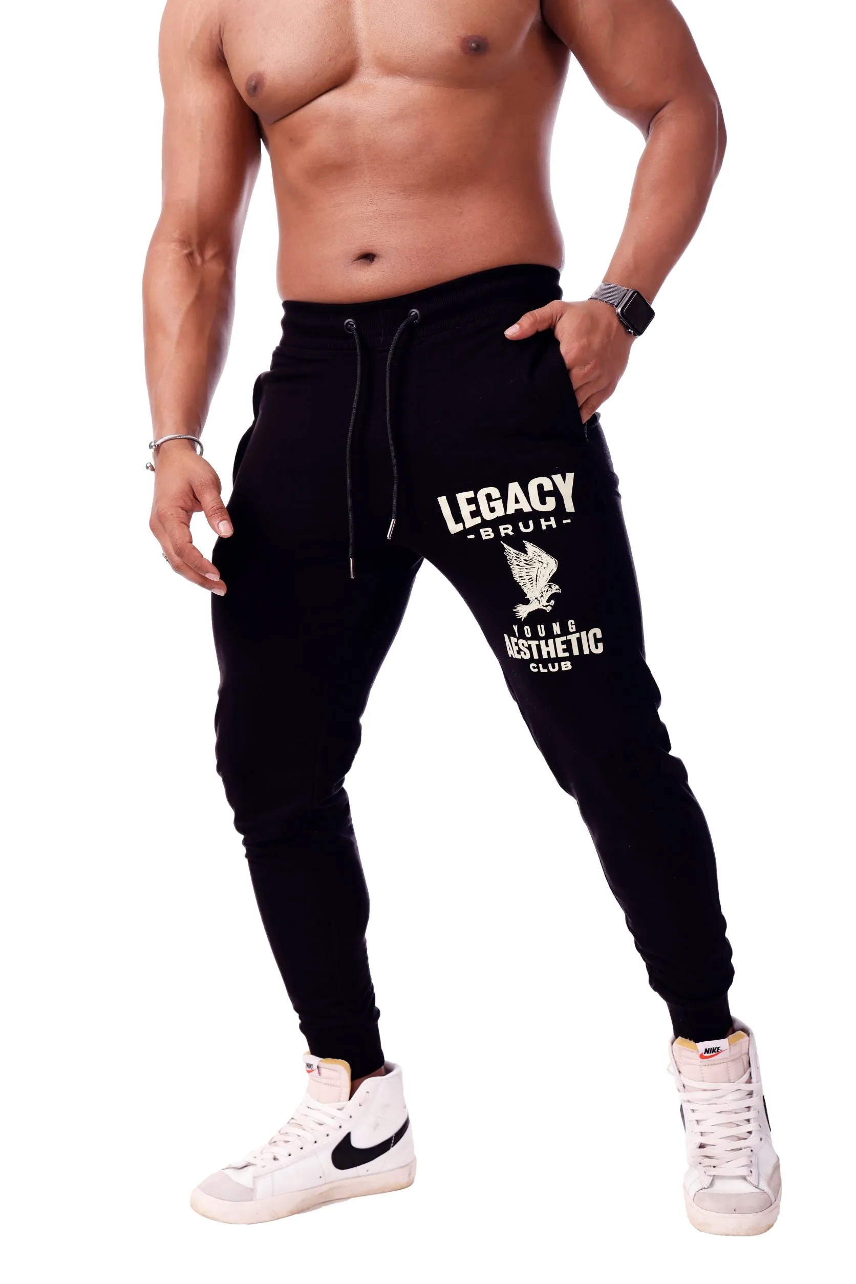 EAGLE JOGGERS OFF WHITE