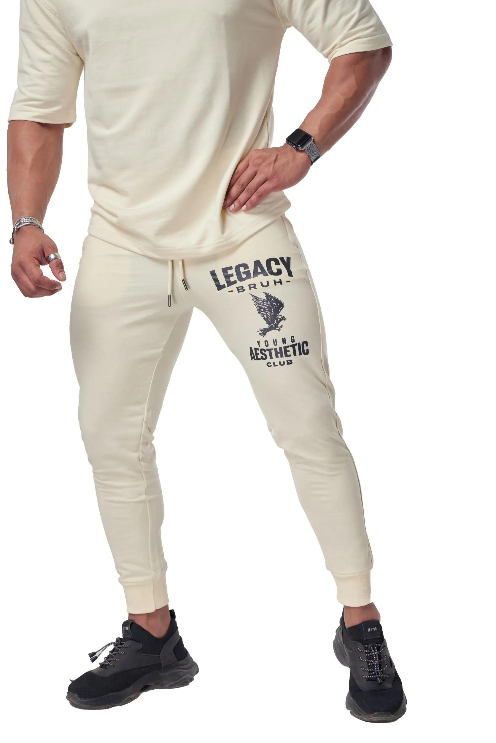 EAGLE JOGGERS OFF WHITE