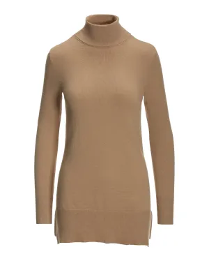Everyday Turtleneck Sweater Tan