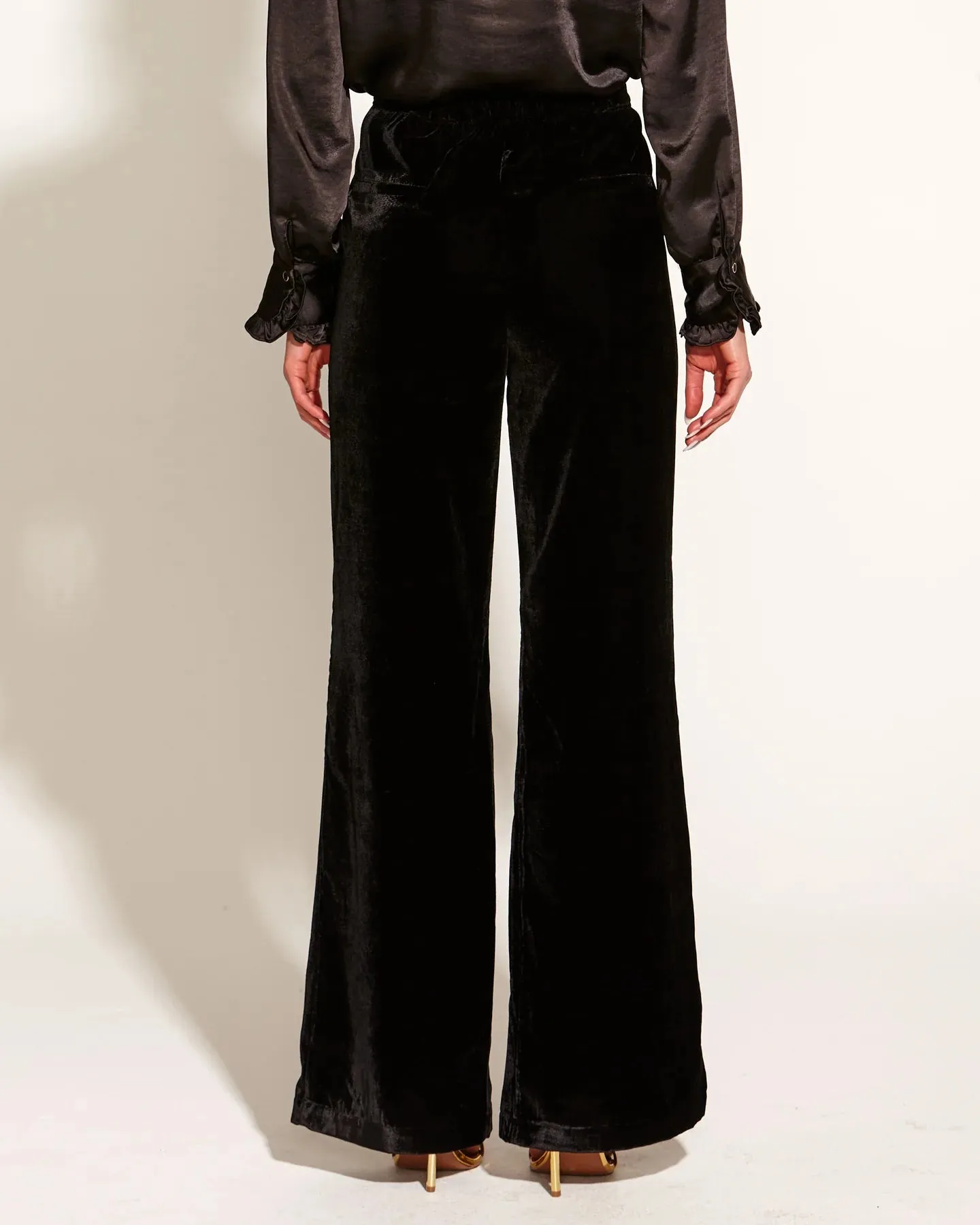 Fate   Becker Mustang Sally Velvet Pant 17476PWFA - Black