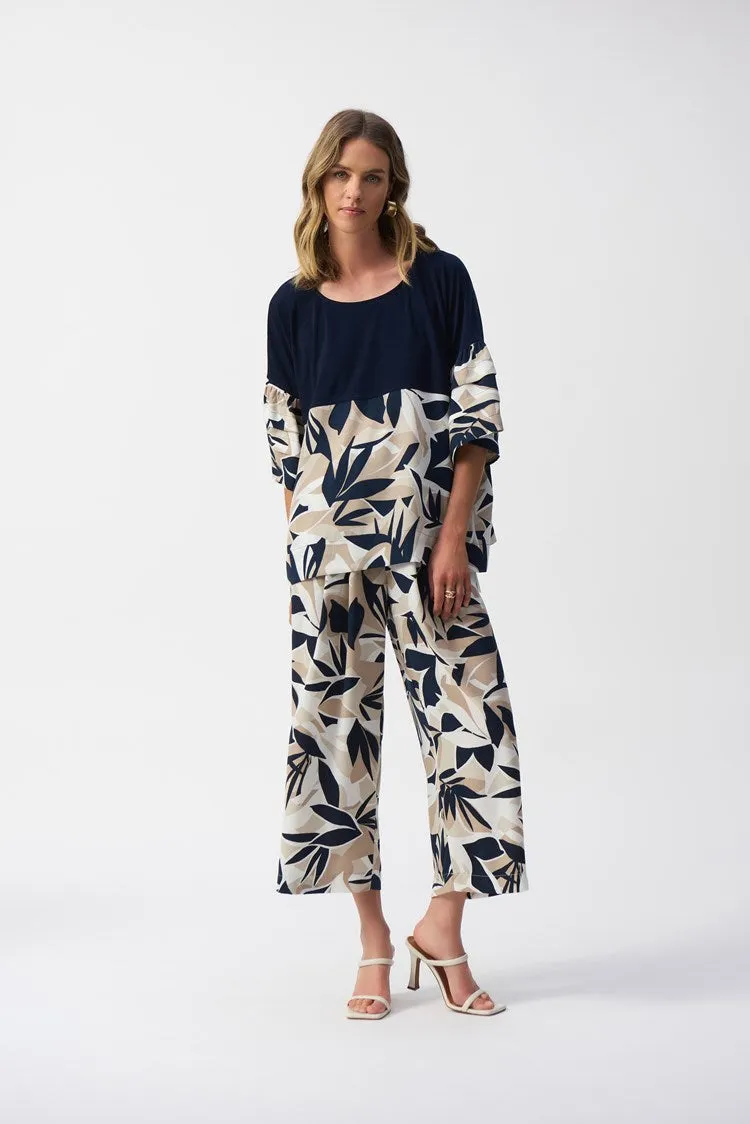 Floral Cropped Trousers